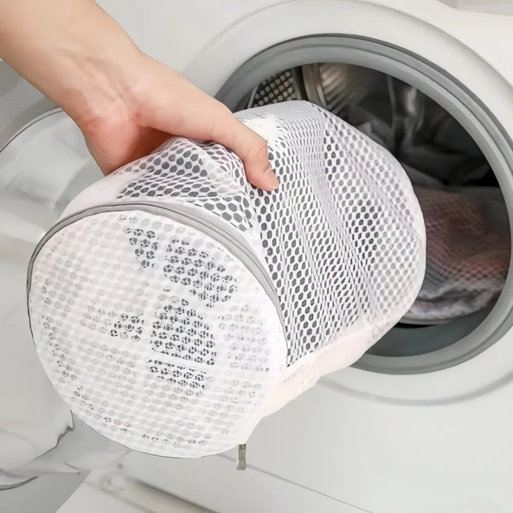 Mesh Shoe Laundry Bag – Zipper Polyester Wash Bag for Sneakers Mesh Laundry Bag Axl
