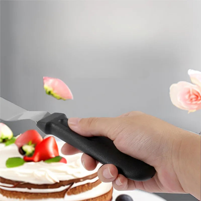 Stainless Steel Cake Spatula & Icing Smoother – 6" & 10" Cake Decorating Tool Axl