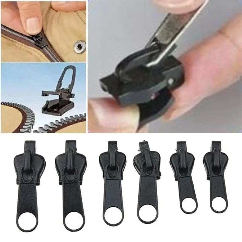 Universal Zipper Repair Kit – 6 Pull Sliders S, M & L Sizes Zipper Repair Kit Axl
