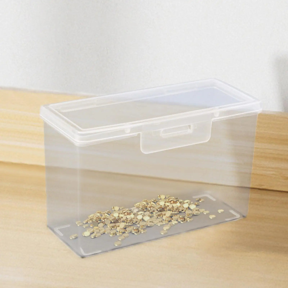 Transparent Playing Card & Business Card Storage Box with Lid Card Storage Box Axl