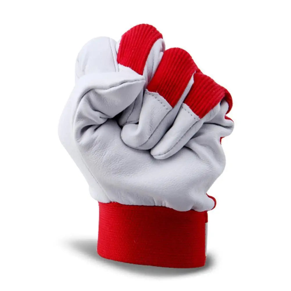 Leather Mechanic Work Gloves – Industrial Safety Protection Leather Work Gloves Axl