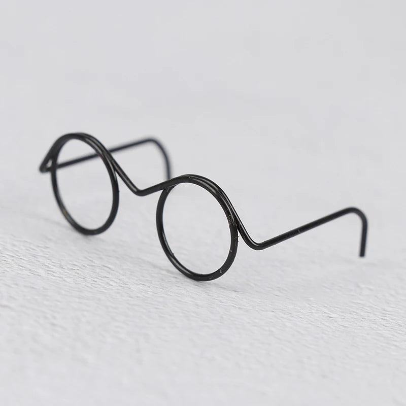 10-Pack Retro Round Lensless Doll Glasses – Dollhouse Accessories Doll Accessories Axl