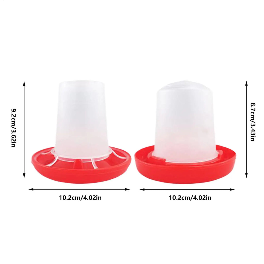 Automatic Chicken Waterer & Feeder Set | Gravity-Fed Poultry Poultry Waterer Feeder Axl