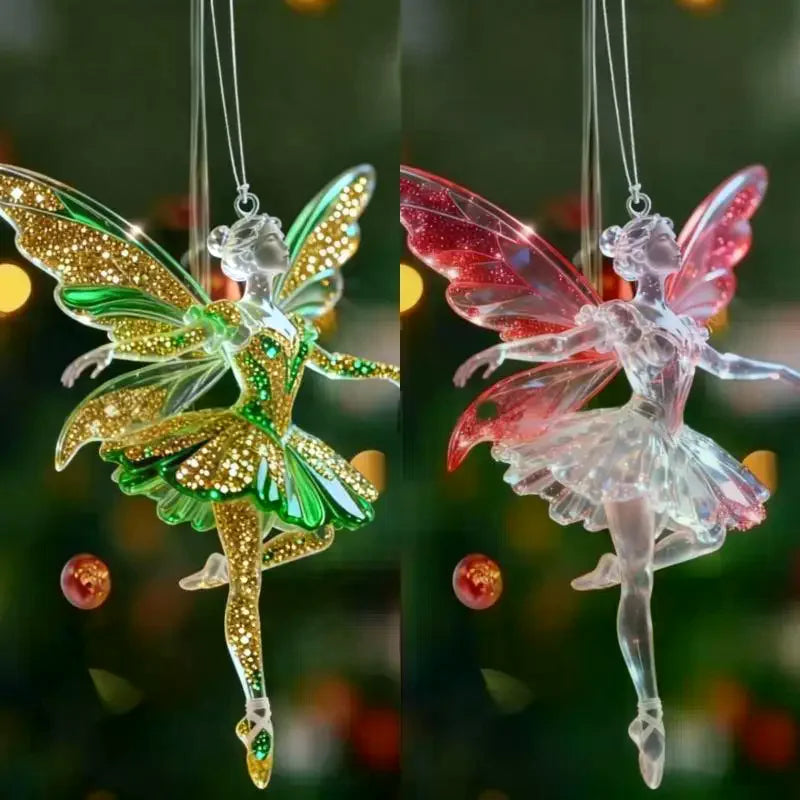 2D Acrylic Ballerina Pendant – Car Charm & Christmas Ornament Acrylic Pendant Charm Axl