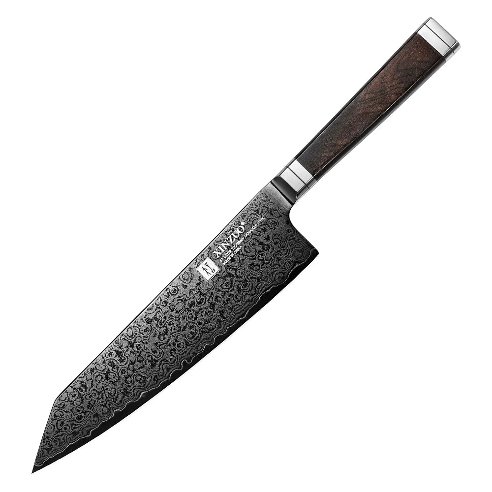 XINZUO 5-Piece 67-Layer Damascus Steel Kitchen Knife Set Damascus Knife Set Axl Bunka Knife
