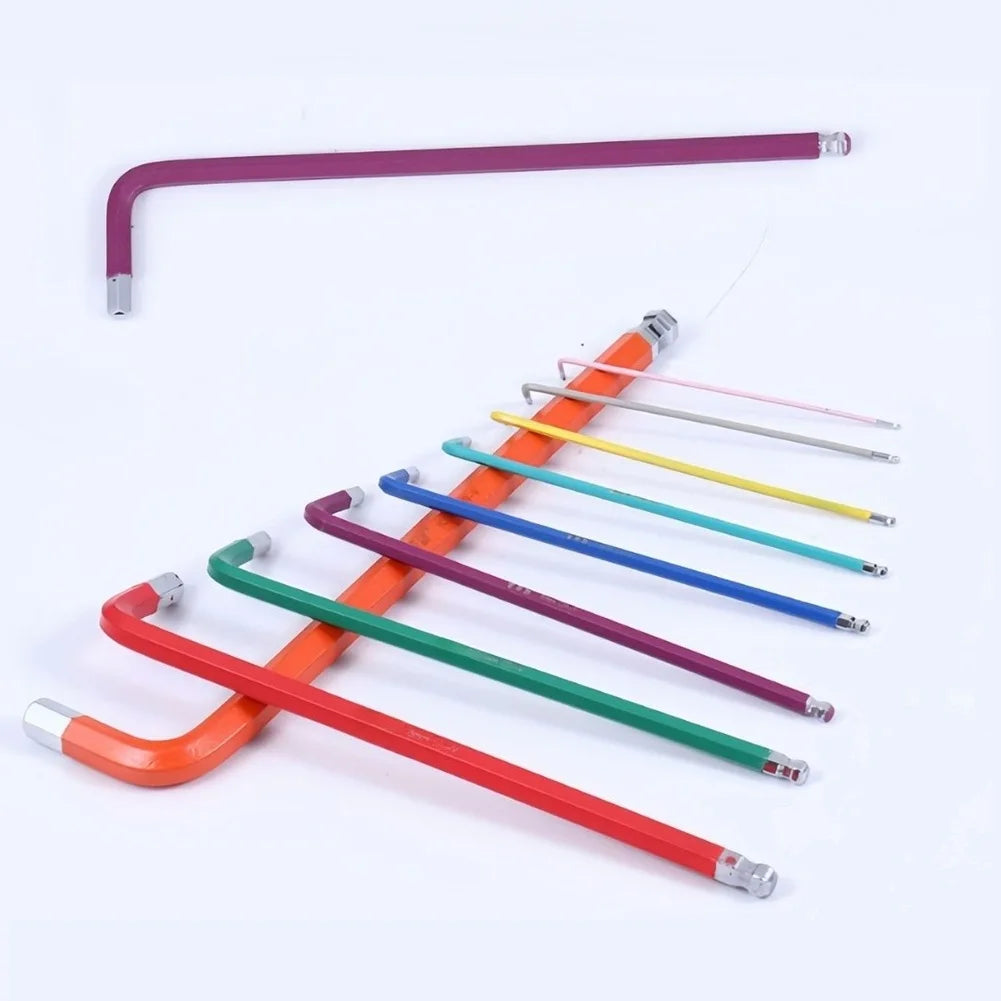 18-Pc Metric Ball End Hex Key Wrench Set – Chrome Vanadium Hex Key Wrench Set Axl