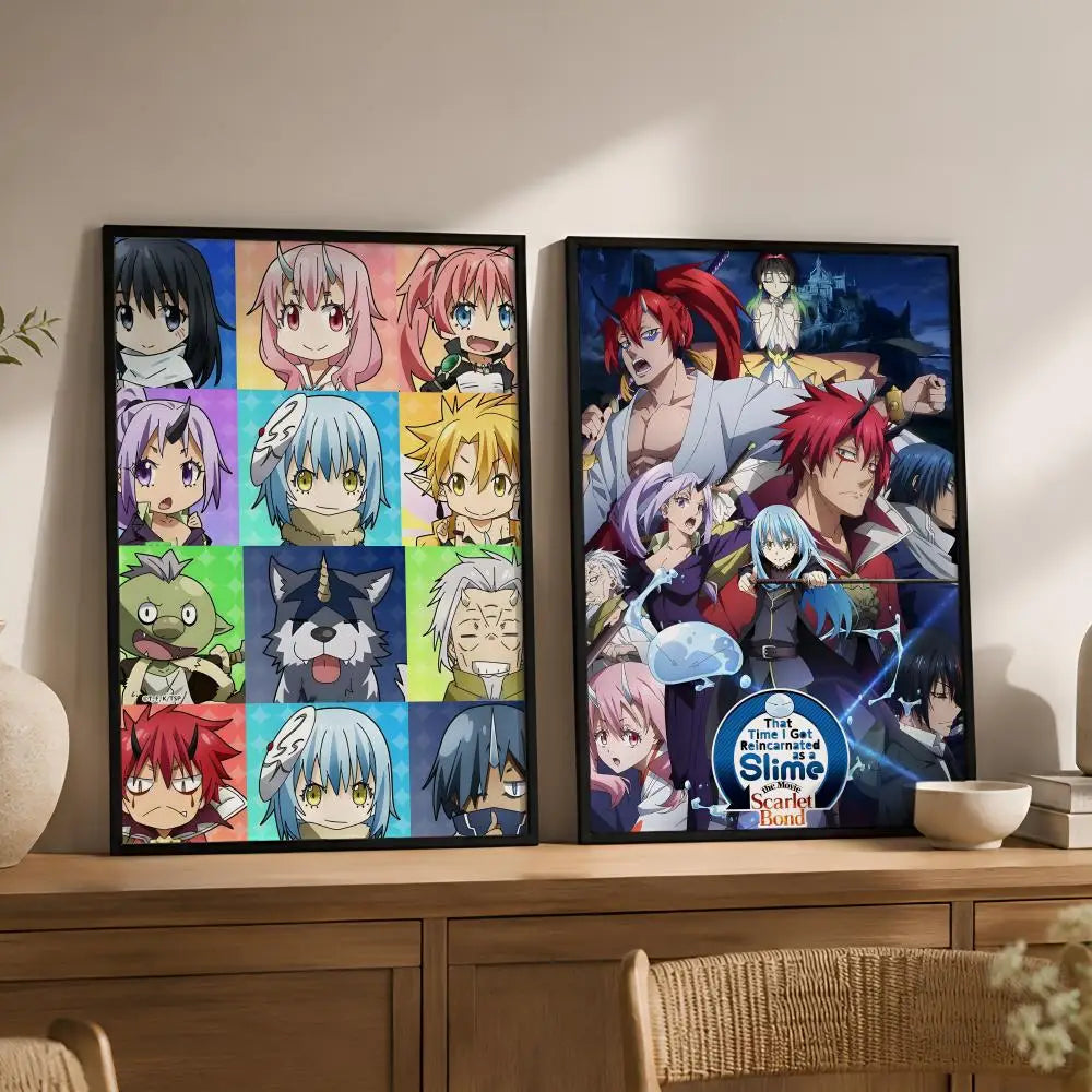 TenSura Anime Waterproof PVC Wall Poster – Peel & Stick HD Art Anime Wall Poster Axl