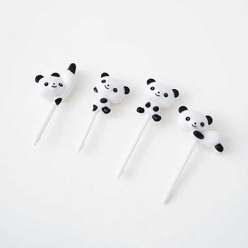 8-Piece Panda Fruit Forks – Kids Snack & Dessert Cake Picks Kids Fruit Forks Axl 8PCS