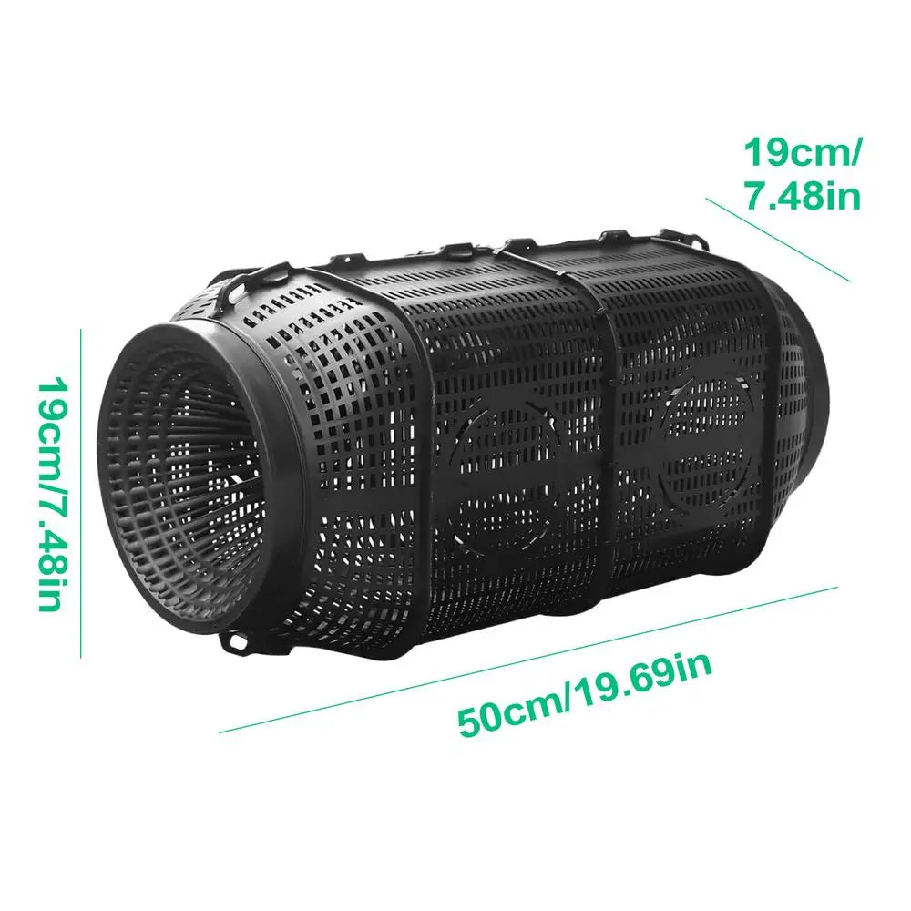 Portable Fish Trap Cage – Shrimp, Crab, Eel & Crayfish Net Fishing Trap Cage Axl 50cm