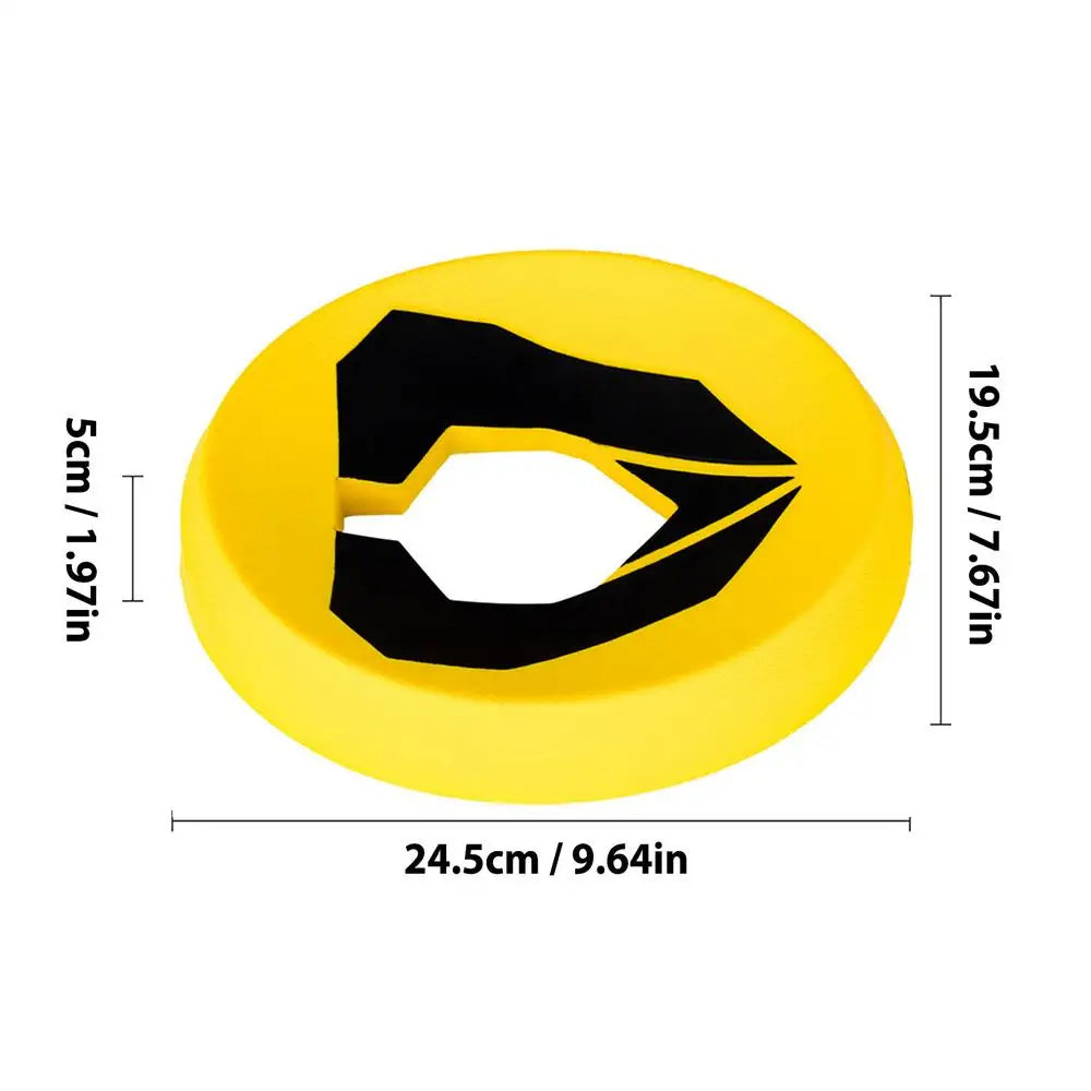 Motorcycle Helmet Support Donut Ring & Service Pad – PU Helmet Accessory Pad Axl yellow