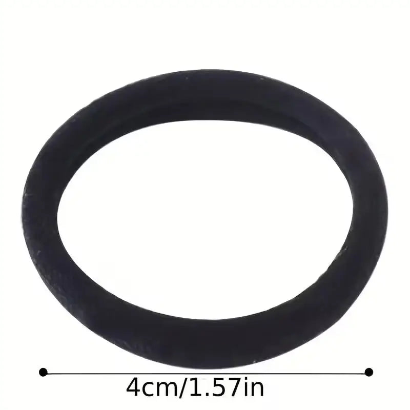 50-Pack Black Seamless Elastic Hair Ties – Gentle & Everyday Elastic Hair Ties Axl