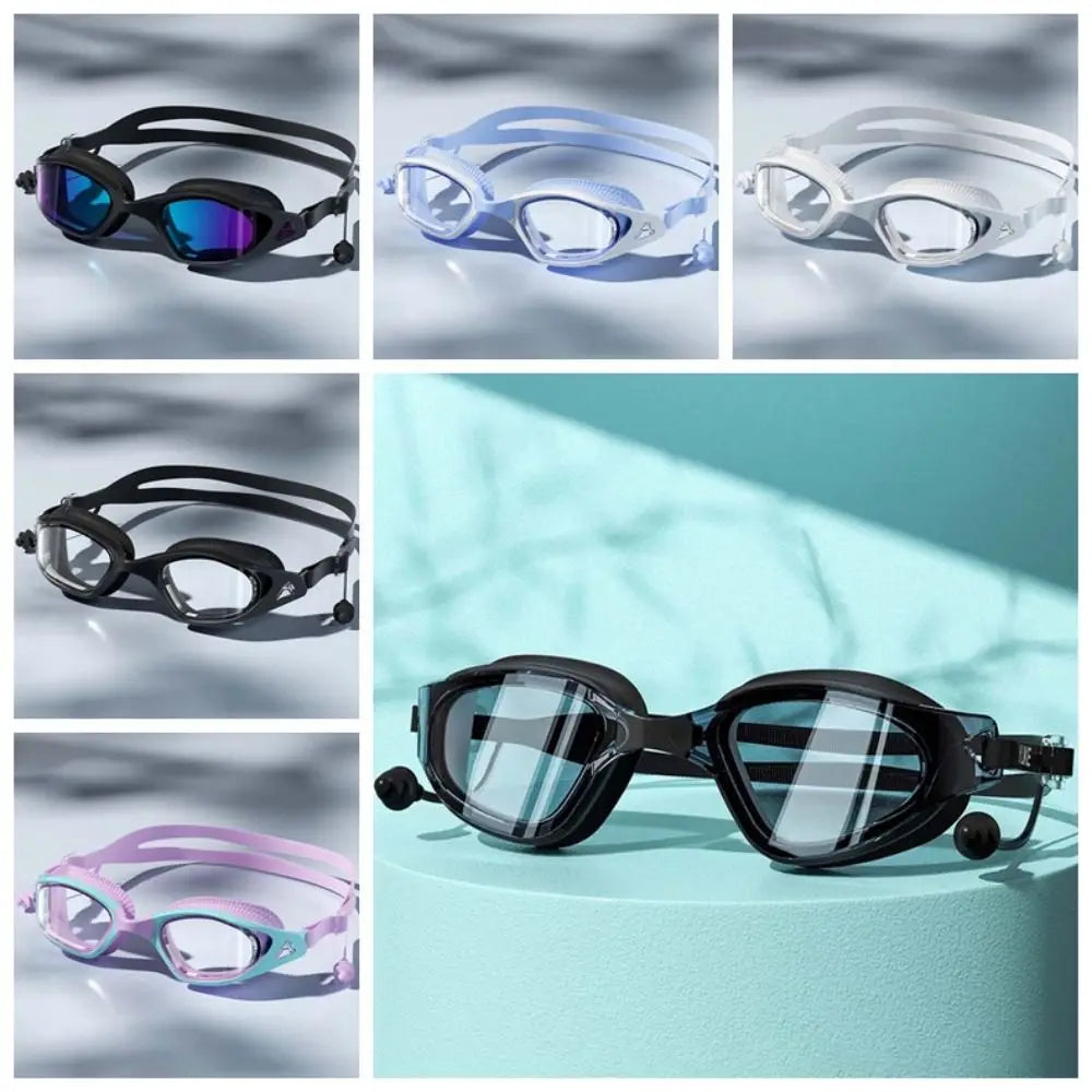 Waterproof Swimming Goggles HD Wide View + Earplugs | Axl Swimming Goggles Axl