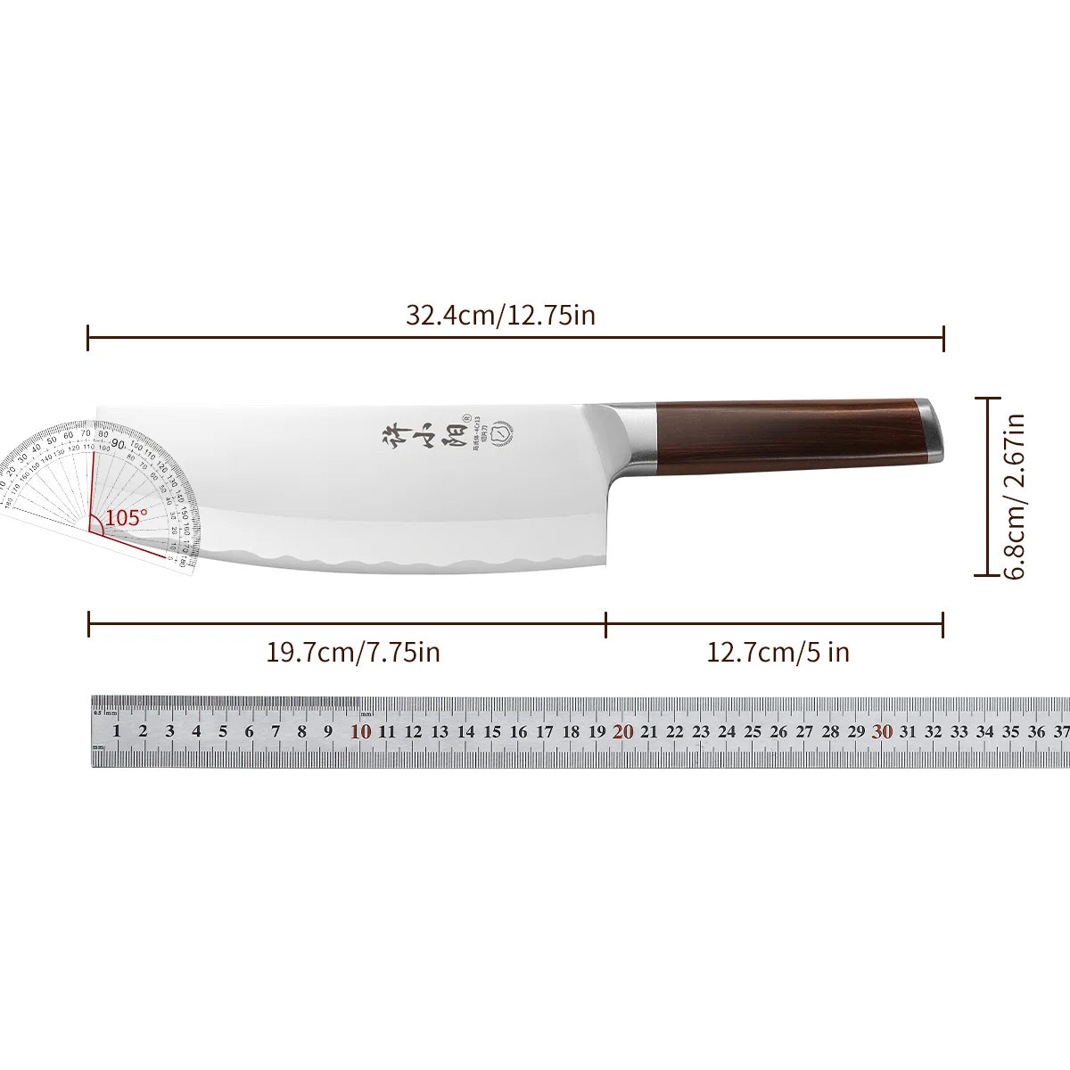 SHENJIU Japanese Chef's Knife – Stainless Steel Kitchen Knife Chef's Knife Axl