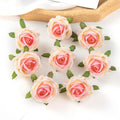 Silk Rose Artificial Flower Heads – Bulk 40/80 Pcs for Weddings Artificial Silk Flowers Axl color 8 80 pieces