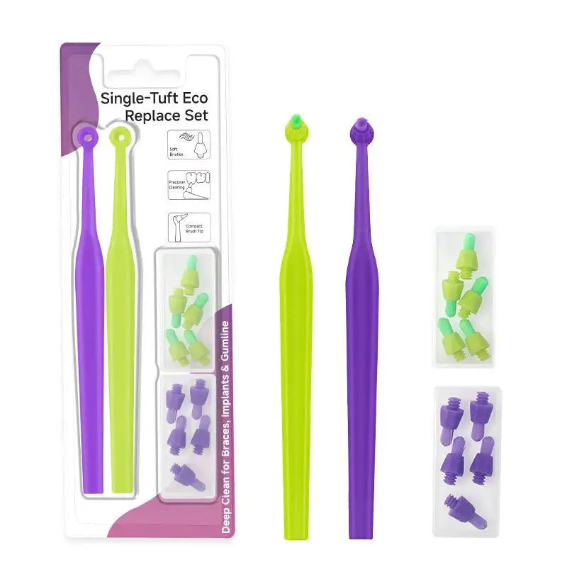 Soft Interdental Brush with Replaceable Heads – Implant Care Interdental Brush Axl