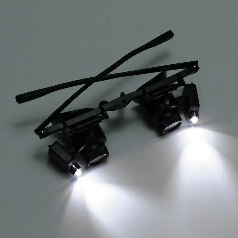 Double Eye Loupe Magnifier – Jewelry, Watch & Electronics Repair Magnifying Loupe Axl 25x