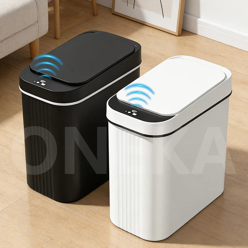 15L Motion Sensor Trash Can – Touchless Bin for Home Motion Sensor Bin Axl