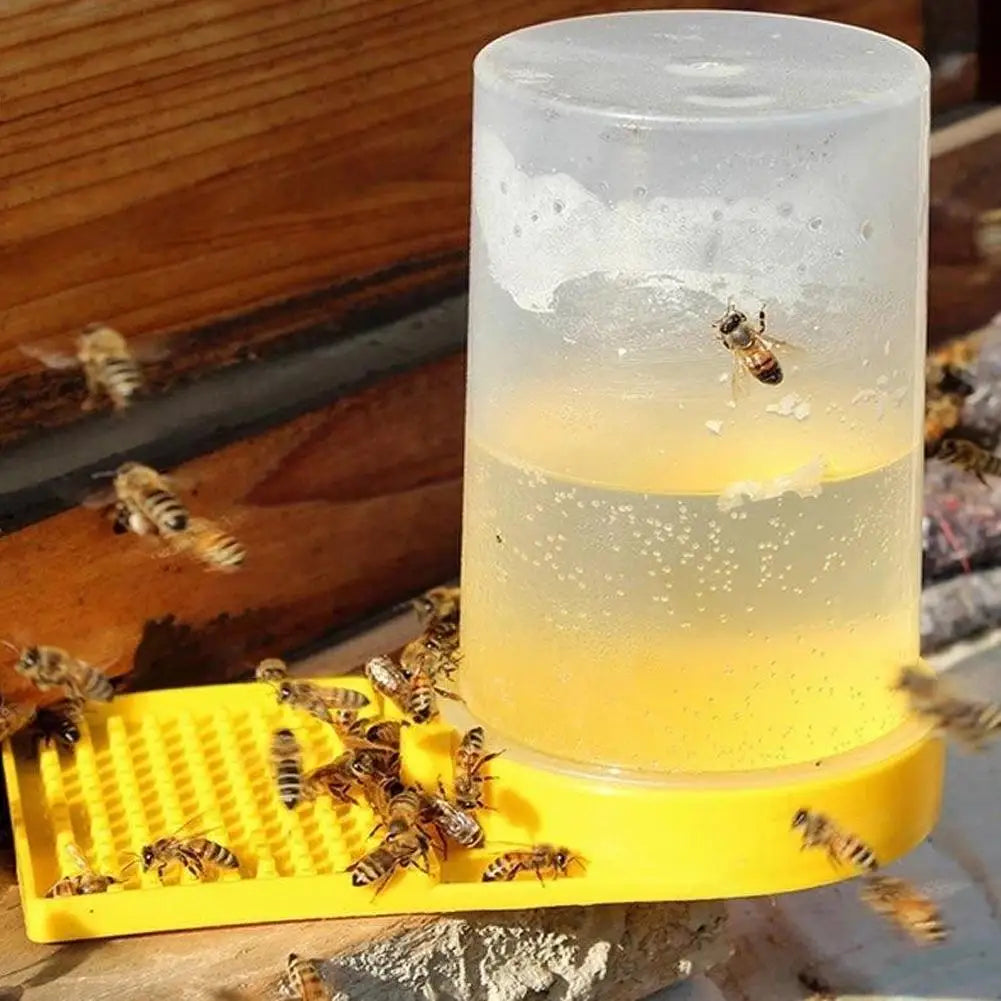 Bee Water Feeder – Safe Honeybee Drinking Station & Tray Bee Feeder Axl