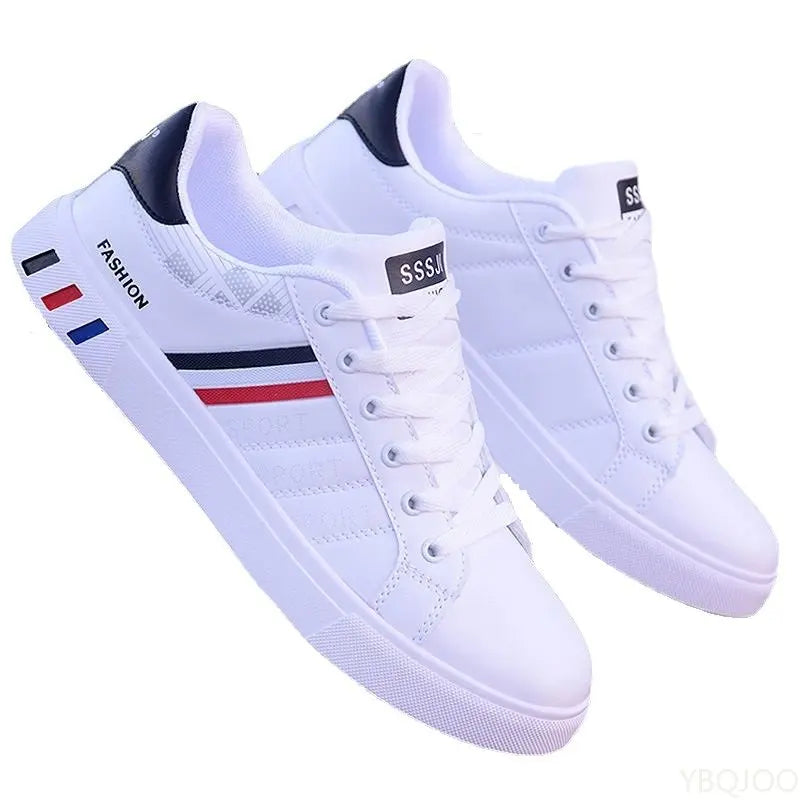YBQJOO Flat Lace-Up Canvas Sneakers for Men – Sizes 34–47 Flat Canvas Sneakers Axl