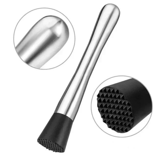 Stainless Steel Cocktail Muddler & Mixing Spoon Bar Tool Set Cocktail Bar Tool Set Axl Smashing popsicles