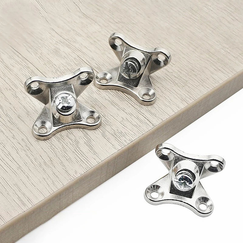 5-Pack Zinc Alloy Butterfly Corner Brackets | Furniture Fasteners Corner Bracket Set Axl