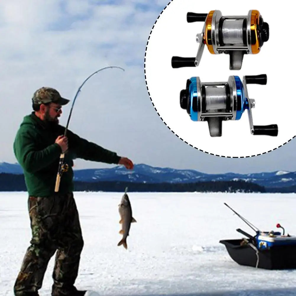 Metal Drum Fishing Reel – Left & Right Interchangeable Handle Drum Fishing Reel Axl