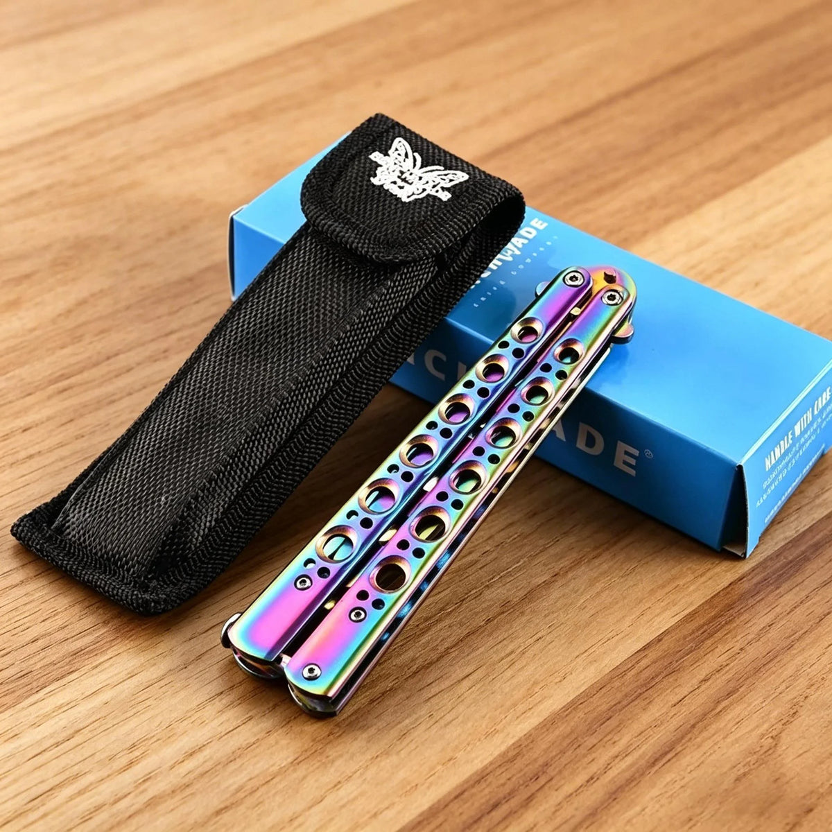 Stainless Steel Butterfly Comb – Folding Practice Comb for Men Folding Butterfly Comb Axl