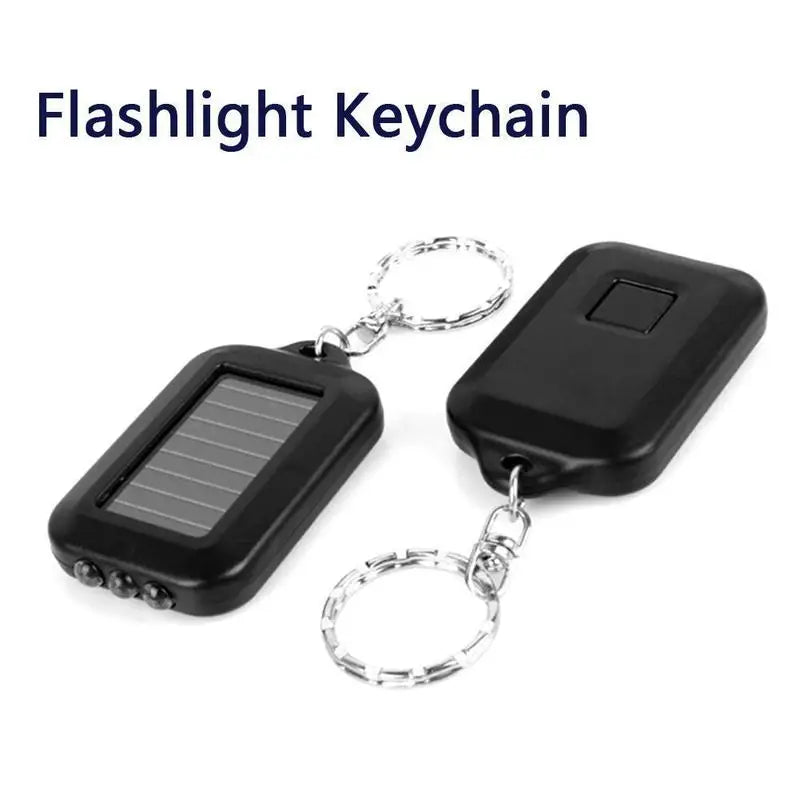 Mini LED Keychain Solar Flashlight – Pocket Torch for Outdoor Keychain Flashlight Axl