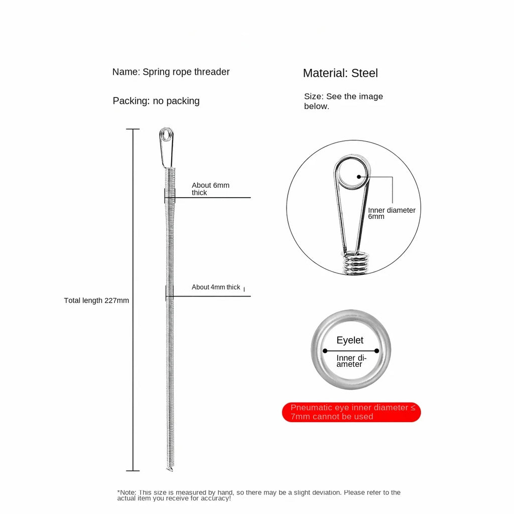 Bendable Drawstring Threader Clips – Elastic Band Sewing Tool Sewing Threader Tool Axl