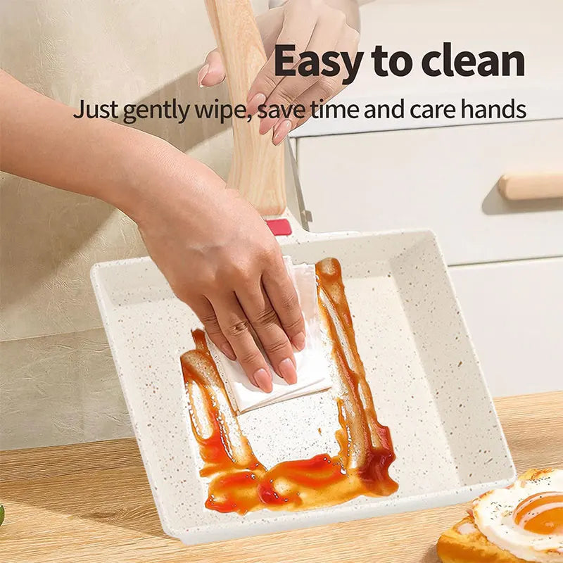 Nonstick Tamagoyaki Pan – Japanese Omelette Egg Frying Pan Egg Frying Pan Axl