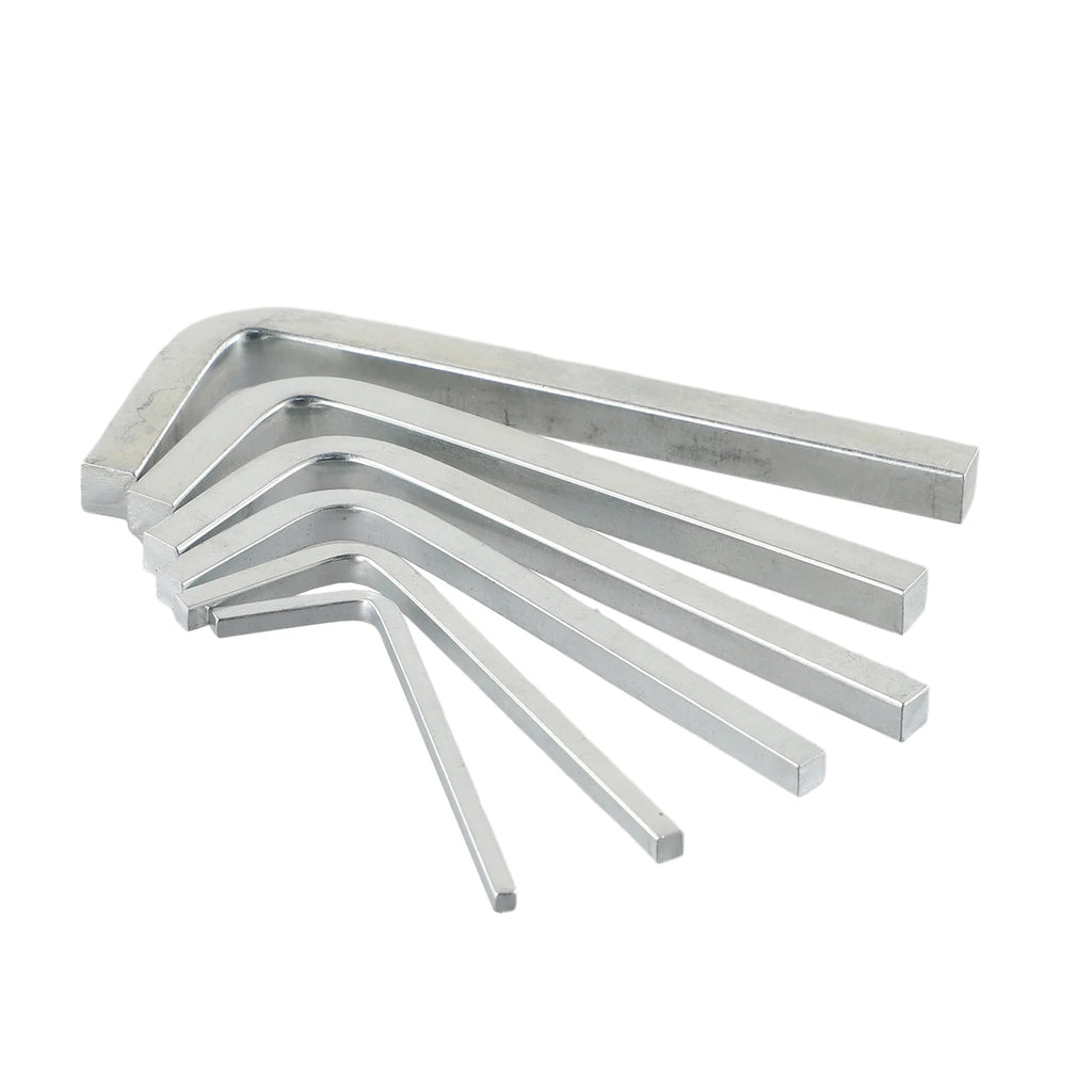 6-Piece L-Shape Square Head Wrench Set 3–8mm | Chrome Vanadium Square Head Wrench Set Axl