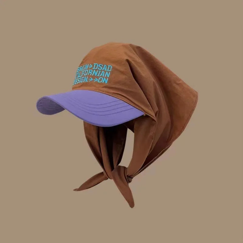 Women's Embroidered Cap – Quick-Dry Lightweight Outdoor Hat Outdoor Cap Axl brown-1pc