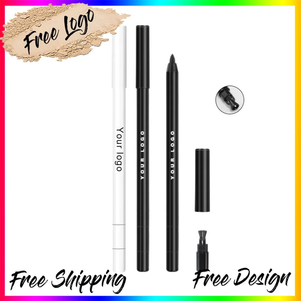 Waterproof Gel Eyeliner Pencil with Built-In Sharpener | Vegan Gel Eyeliner Pencil Axl