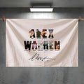 Singer Art Banner Flag – Bedroom Wall & Concert Decor | 6 Sizes Decorative Banner Flag Axl White4 100x150cm