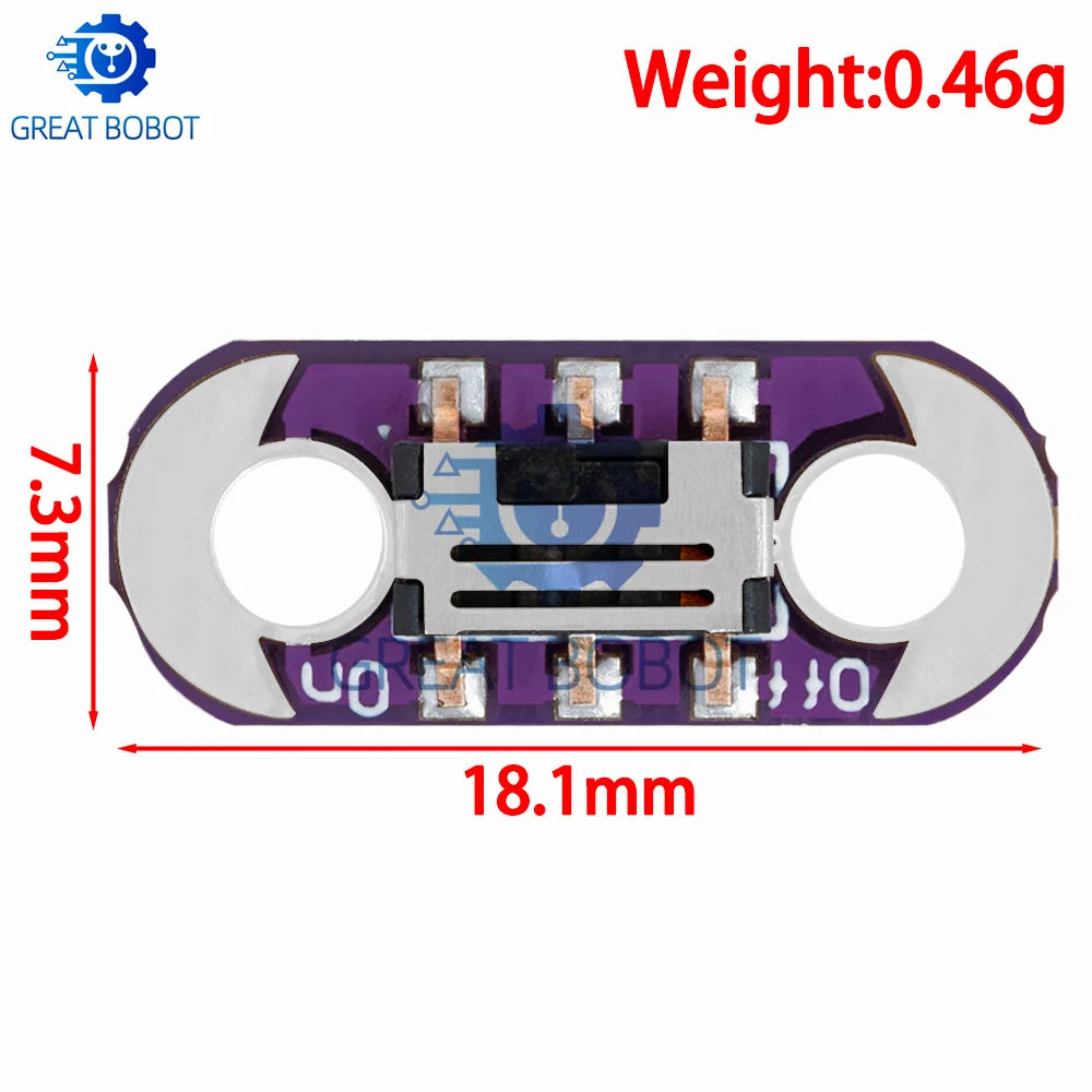 LilyPad Slide Switch AYZ0202 – Arduino DIY Module Arduino Switch Module Axl
