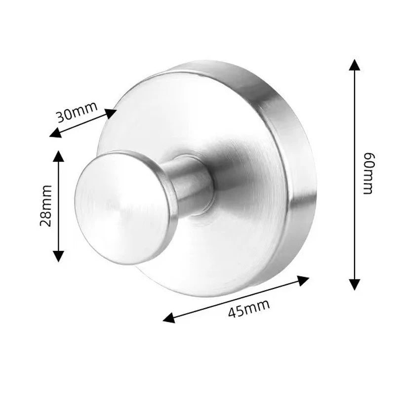 Stainless Steel Suction Cup Hook for Shower & Bathroom Bathroom Suction Hook Axl