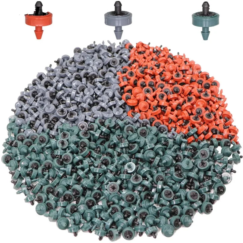 Pressure Compensating Drip Emitters 2L 4L 8L – 50 to 200 Pcs Drip Irrigation Emitter Axl