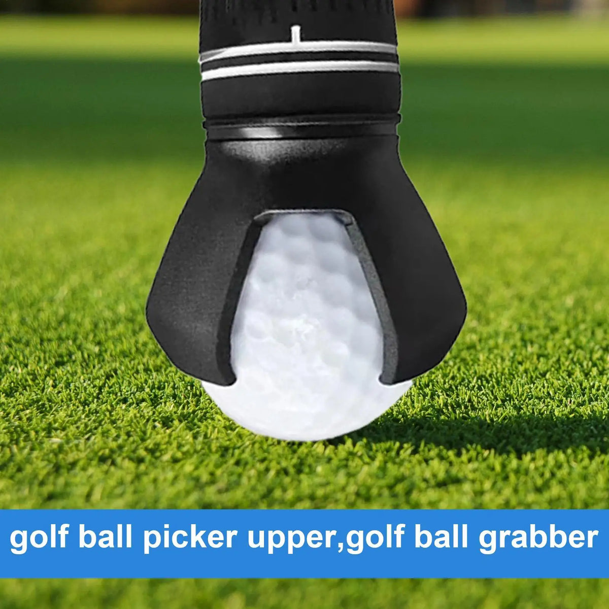 Mini Golf Ball Retriever Claw – Fits Any Putter Grip Golf Retriever Tool Axl