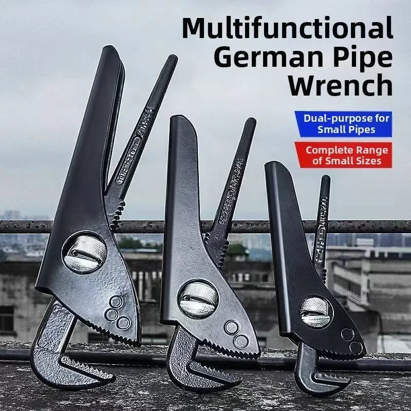 Heavy Duty Pipe Wrench 7–12 Inch | Industrial Plumbing Tool Pipe Wrench Axl