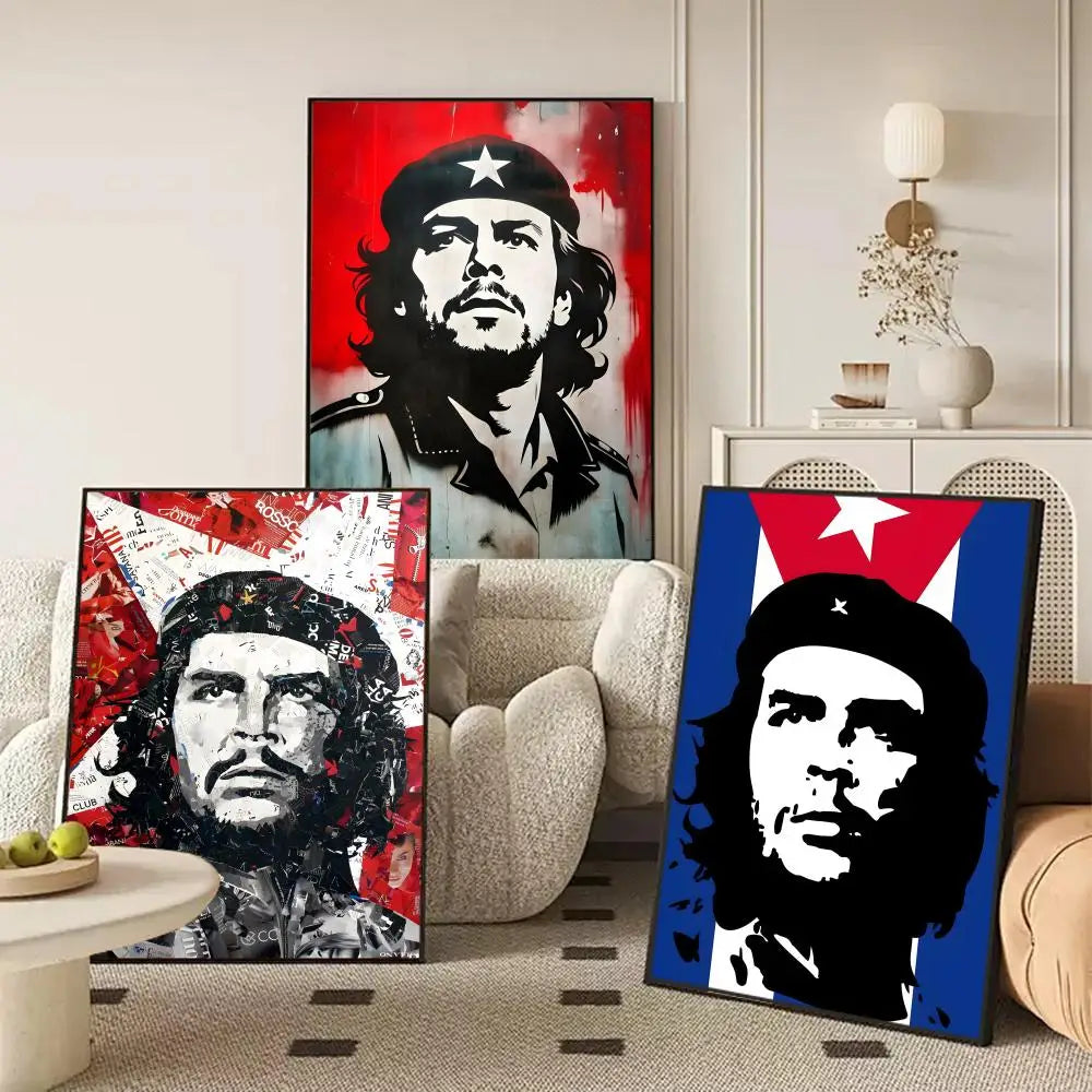 Che Guevara Classic Wall Poster Sticker – HD Self-Adhesive Art Wall Poster Sticker Axl