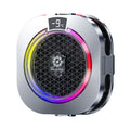 RGB Phone Cooler – Semiconductor Cooling Fan & Digital Display Phone Cooling Fan Axl Silver