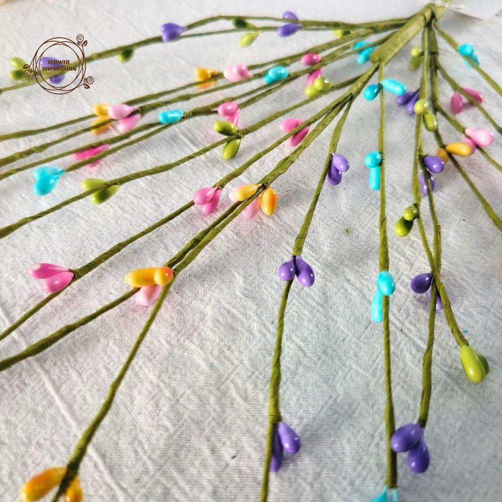 Faux Berry Stems – Artificial Easter Sprays for Wreaths & Decor Artificial Berry Stems Axl