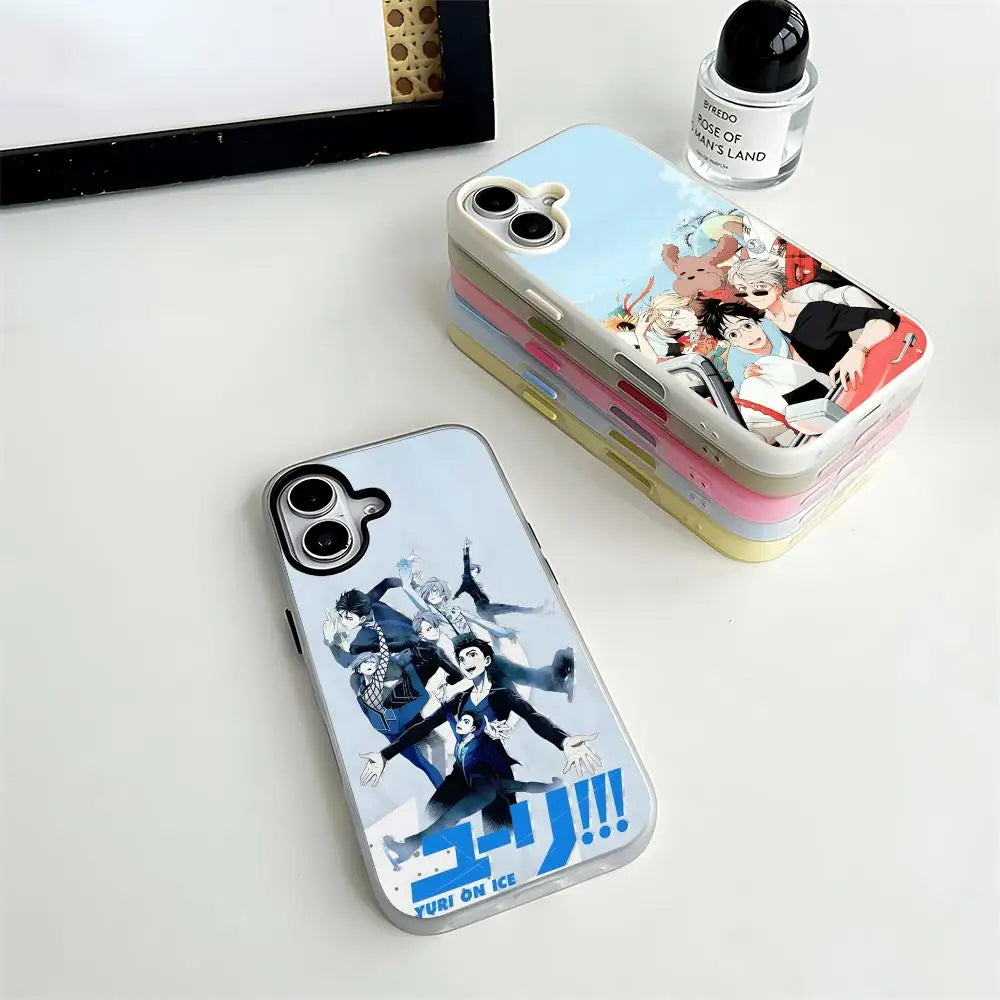 Yuri on Ice Anime iPhone Case 2-in-1 Card Holder | 13–17 Anime Phone Case Axl