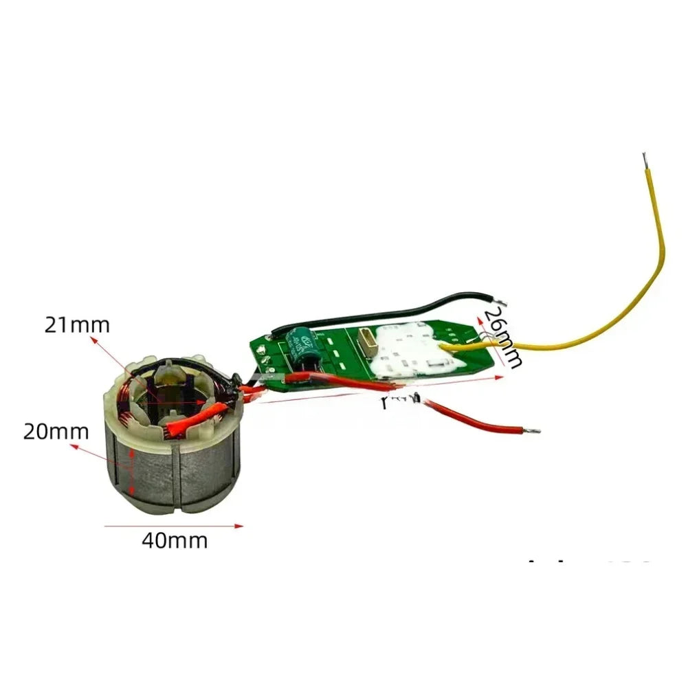 16.8V 3820 Brushless Motor Stator Coil – Lithium Drill Part Power Tool Spare Part Axl