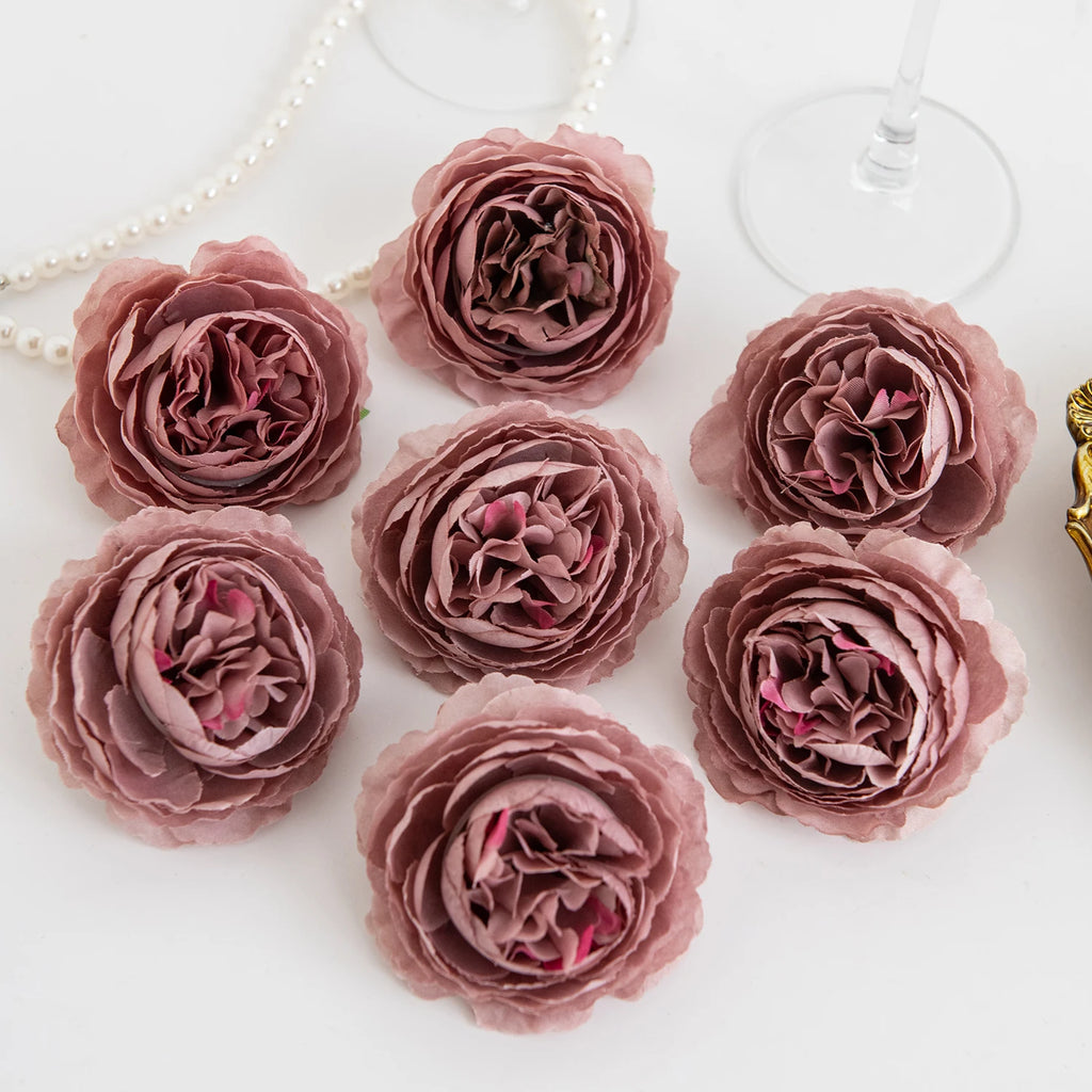 Artificial Silk Peony Stems 25/50 PCS – Wedding & Home Decor Artificial Flower Stems Axl Color 3 50pcs