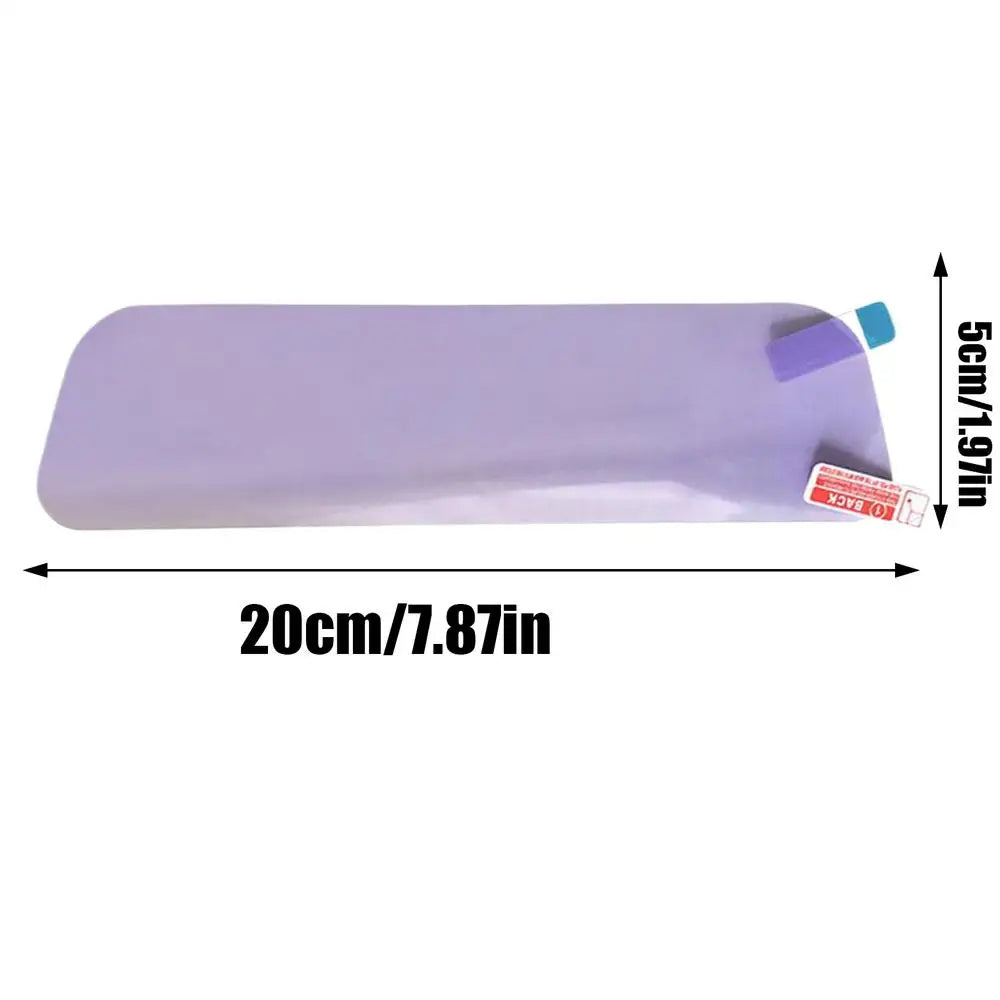 Car Rearview Mirror Anti-Glare Anti-Fog PET Film + Tool Mirror Protective Film Axl Inverted triangle