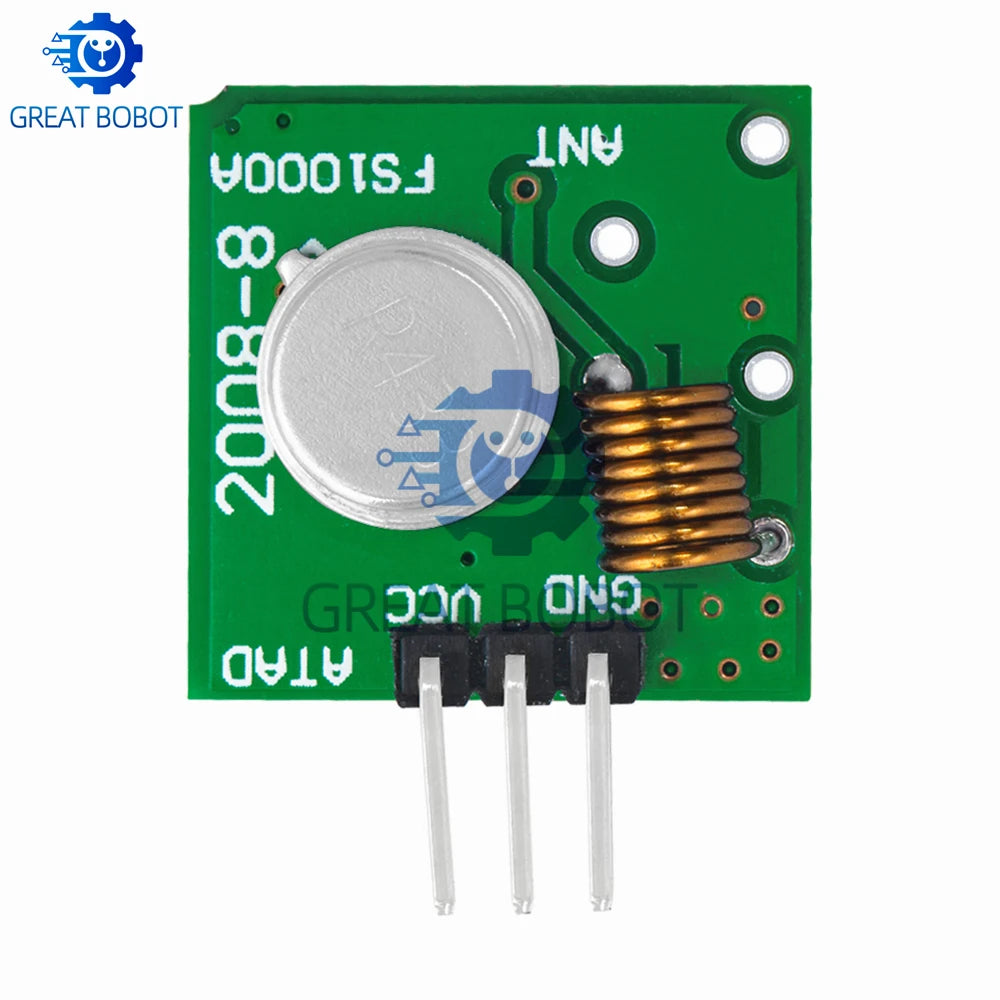 433MHz RF Transmitter & Receiver Module Kit for Arduino DIY RF Module Kit Axl