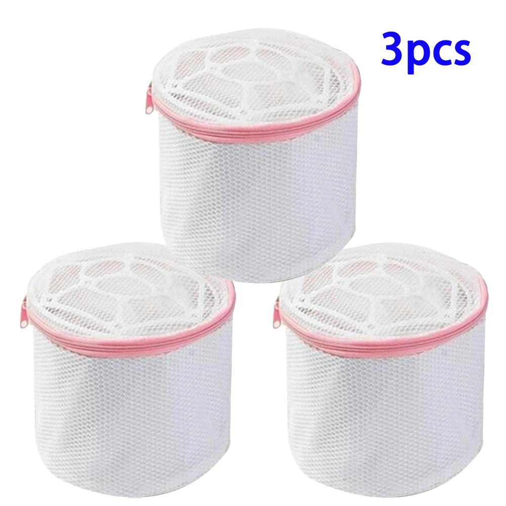 Zippered Mesh Laundry Bags for Bra & Lingerie – 1/2/3 Pack Mesh Laundry Bag Axl M 3pcs