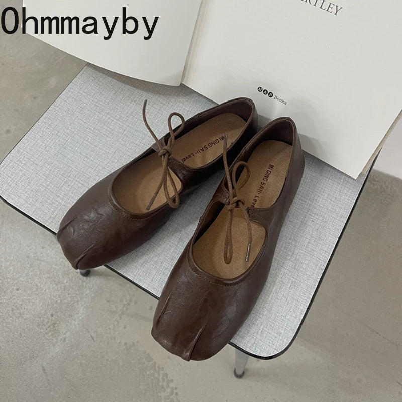 Women's Ballet Flats – Butterfly-Knot Square Toe Slip-On Shoes Ballet Flats Axl