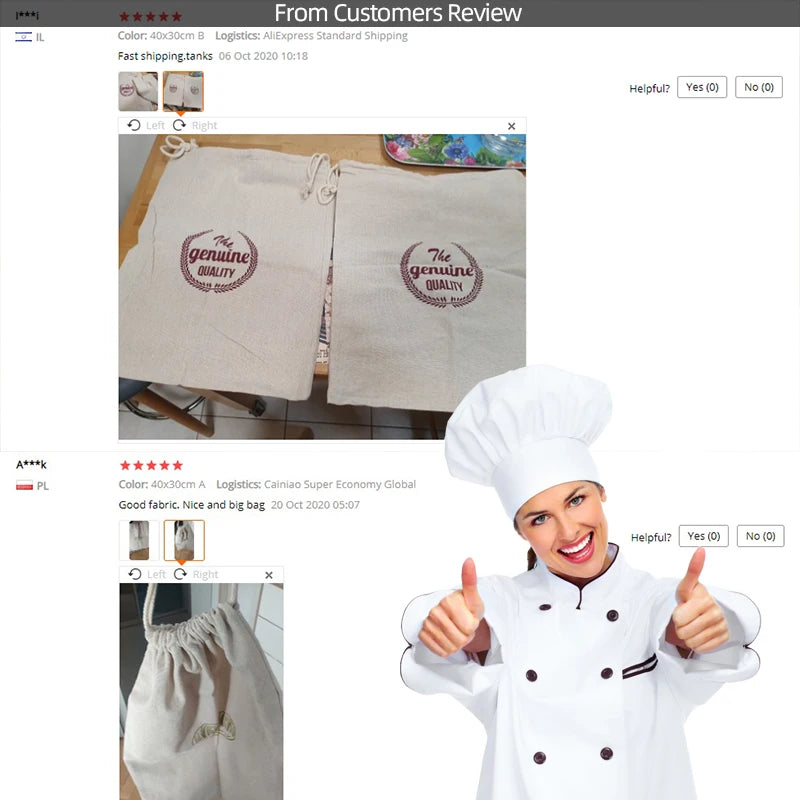 Reusable Linen Bread Bags – Sourdough & Homemade Bread Storage Linen Bread Bag Axl